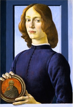 Portrait Of A Young Man By Sandro Botticelli